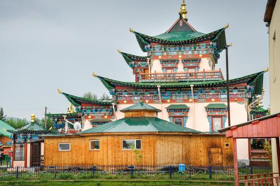 Découverte du complexe monastique de datsan Ivolginsky à Oulan-Oude