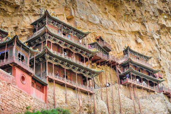 Randonnée vers le monastère Suspendu de Datong