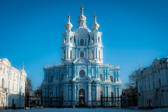 Randonnée vers la Cathédrale Smolny à Saint-Petersbourg