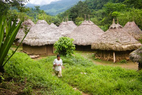 Village Kogi en Colombie