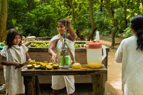 Le parc Tayrona sur la côte caraïbe en Colombie