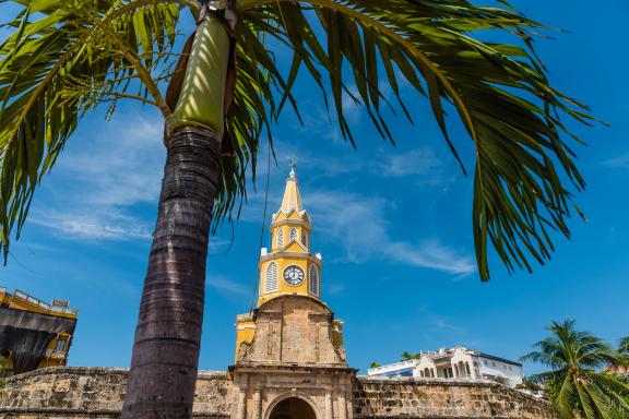 Carthagène sur la côte caraïbe en Colombie