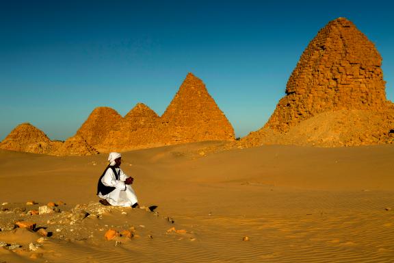 Excursion dans la nécropole royale de Nuri en Nubie