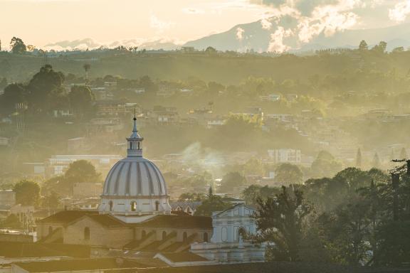 Centre historique de Popayan en Colombie