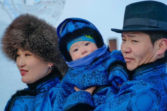 Voyage et rencontre avec une famille de Mörön