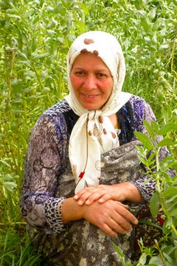 Rencontre avec une paysanne au sud de Yazd