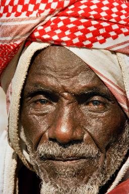 Rencontre d'un chamelier dans l Danakil