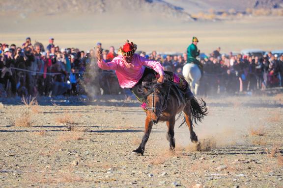 Trekking et festival aiglier en Mongolie