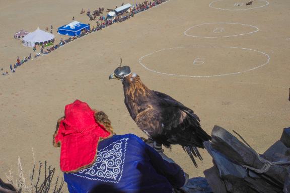 Voyage d'aventure et festival aiglier à Olgii