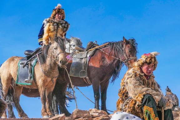 Voyage découverte avec les chasseurs à l'aigle de l'Altaï