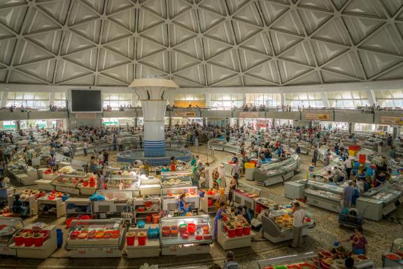 Découverte du marché couverte de Tashkent