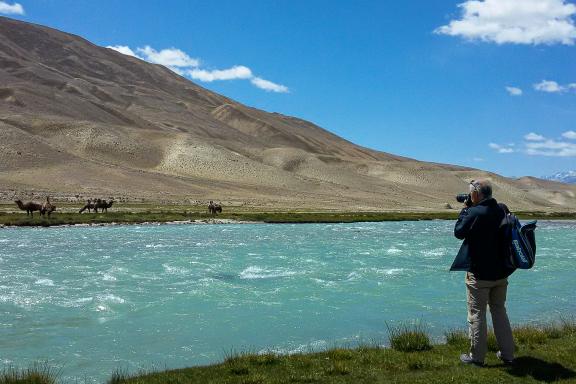 Photo et randonnée chameaux Pamir tadjikistan