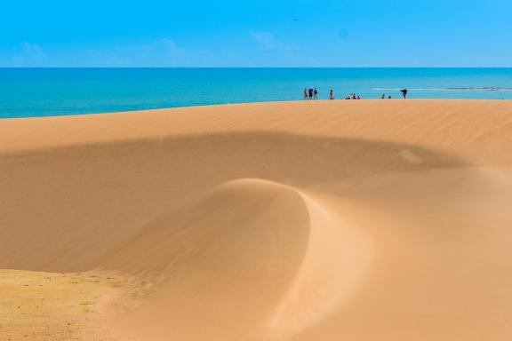 Désert de Taroa à Punta Gallina dans le désert de la Guajira en Colombie