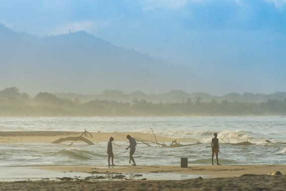 Le parc Taironaka sur la côte caraïbe en Colombie