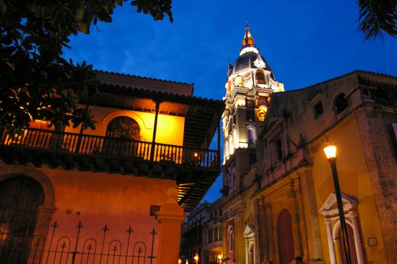 Carthagène sur la côte caraïbe en Colombie