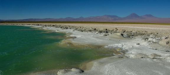 Laguna Cejas dans le désert d'Atacama au Chili