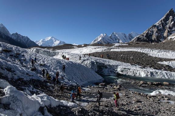 Trek Gondogoro glacier Vigne Ali camp au Gilgit Baltistan
