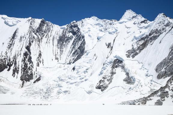 Trek sur le glacier Vigne vers le Gondogoro au Karakoram