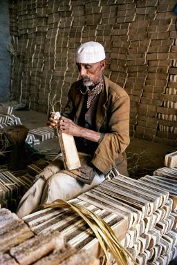 Visite d'un commerce de sel dans le Tigray