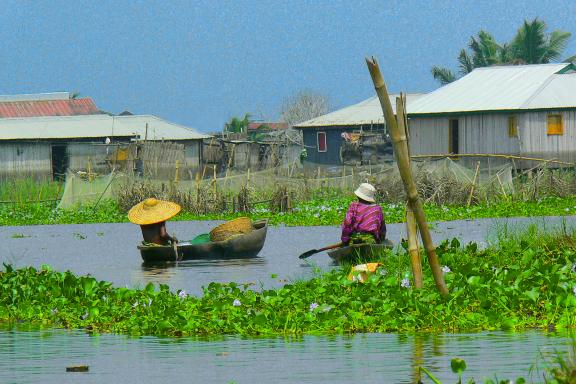 Balade  sur le Lac Nokoué sur les eaux de la "Venise africaine"