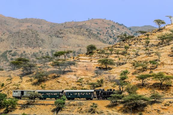 Excursion avec le train à vapeur Asmara - Massawa d'Érythrée