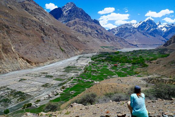 trek dans la vallée de Shimshal au nord Pakistan
