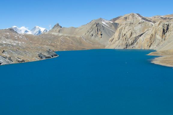Trek ver le lac Tilicho dans la région des Annapurnas au Népal