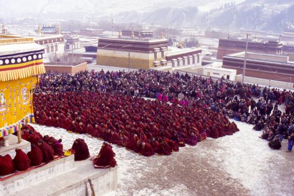 Fêtes du Losar au Tibet oriental en Chine