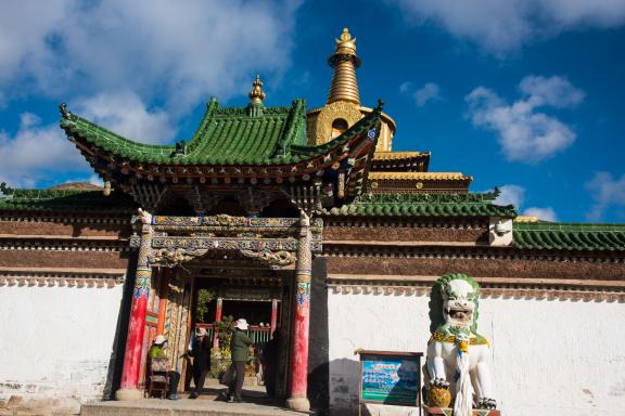 Monastère de Labrang en Amdo au Tibet oriental en Chine