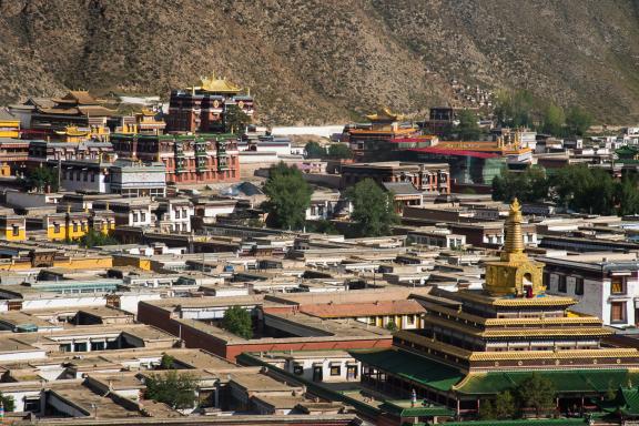 Monastère de Labrang en Amdo au Tibet oriental en Chine