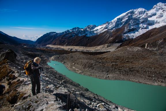 Pendant le trek du Gocha-la au Sikkim en Inde