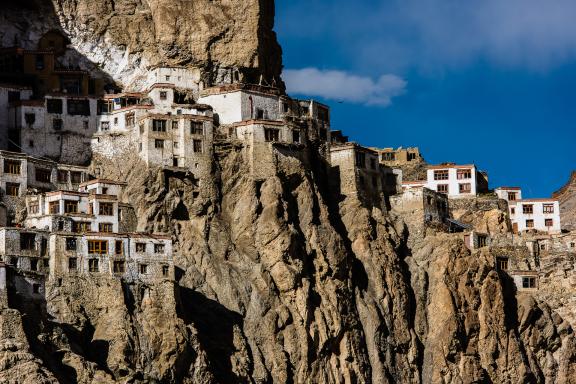 Monastère de Phuktal au Zanskar en Himalaya en Inde