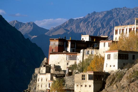 Monastère de Tongde au Zanskar en Himalaya en Inde