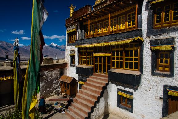 Monastère de Tongde au Zanskar en Himalaya en Inde