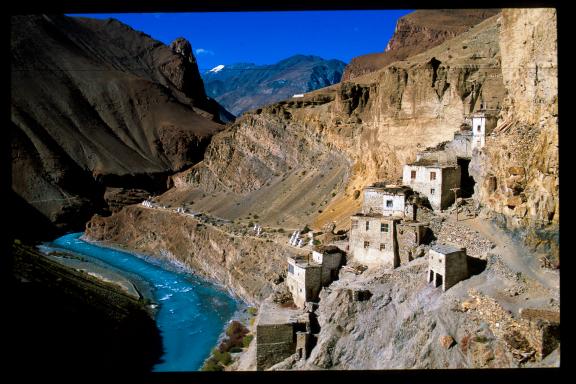 Monastère de Phuktal au Zanskar en Himalaya en Inde