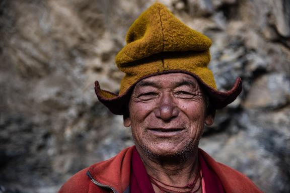 Monastère de Phuktal au Zanskar en Himalaya en Inde