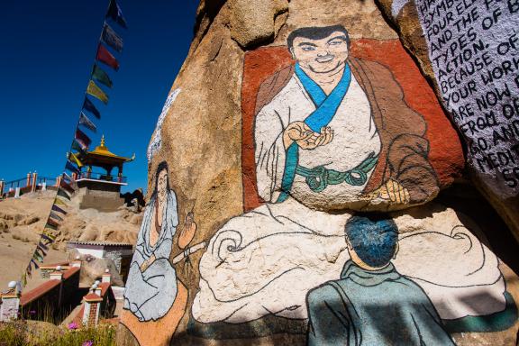 Choglamsar au Ladakh en Inde