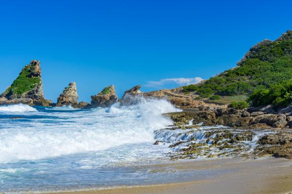 excursion à la Pointe des chateaux, Guadeloupe, Caribbean