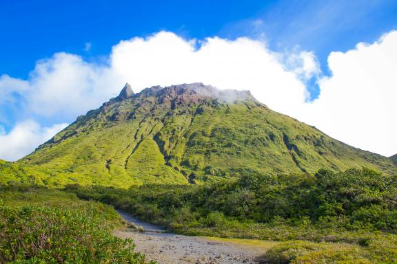 randonnée à la Soufrière