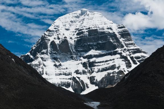 Mont Kailash depuis Drirapuk au Tibet en Chine