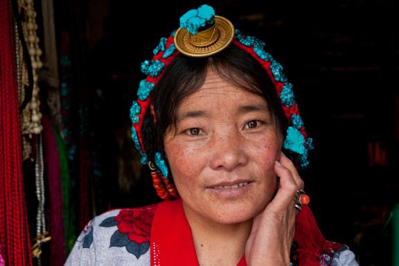 Dege dans la région du Kham au Tibet oriental en Chine