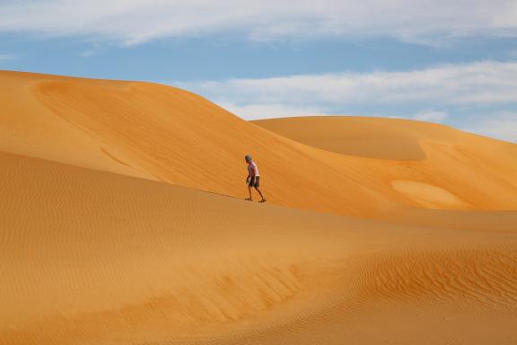 Trek et paysage dunaire de l'Adrar