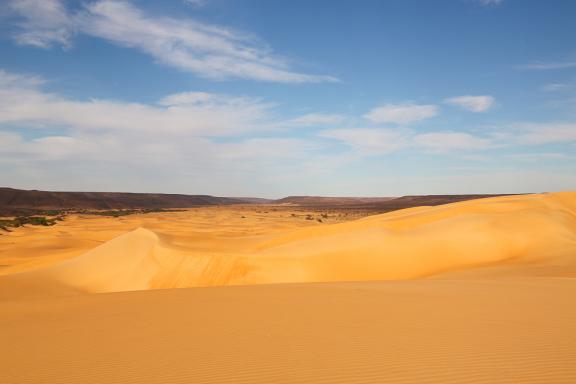 Randonnée sur des dunes et falaises de l'Adrar