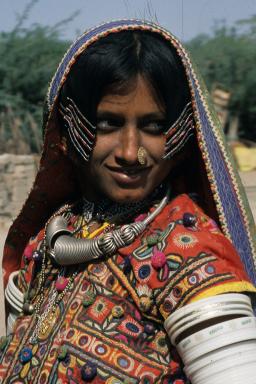 Voyage vers une femme du peuple rabari dans le Kutch