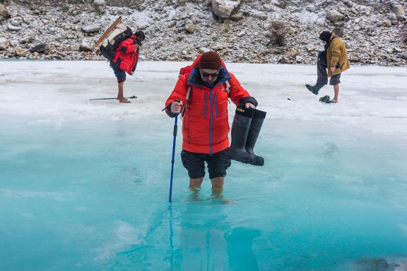 Chadar, le trek sur la rivière gelée au Ladakh Zanskar en Inde