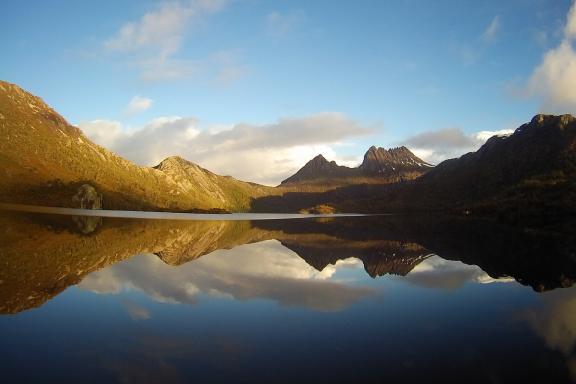 Découverte du coucher de soleil dans le parc national de Cradle Mountain