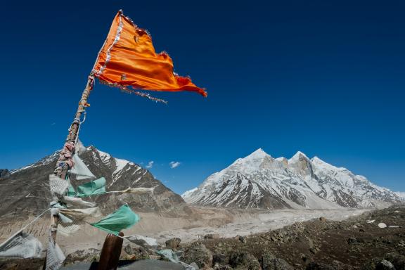 Le Bhagirati depuis Tapovan près de Gangotri aux sources du Gange en Inde