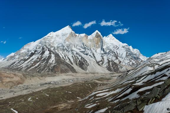 Le Bhagirati depuis Tapovan près de Gangotri aux sources du Gange en Inde