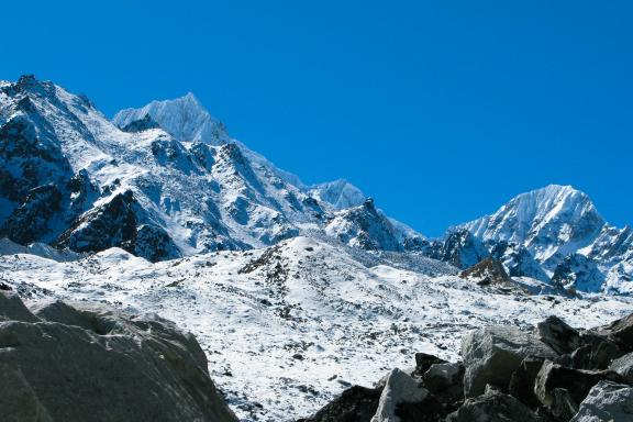 Trek au Sikkim, Green Lake et camp de base nord du Kangchenjunga
