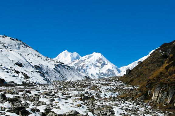 Trek au Sikkim, Green Lake et camp de base nord du Kangchenjunga